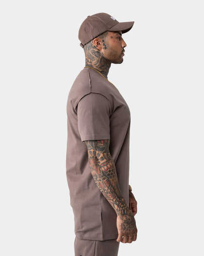 Saint Morta Carbon Lafayette T-Shirt Dark Brown