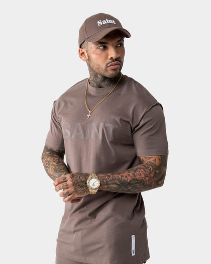 Saint Morta Carbon Lafayette T-Shirt Dark Brown