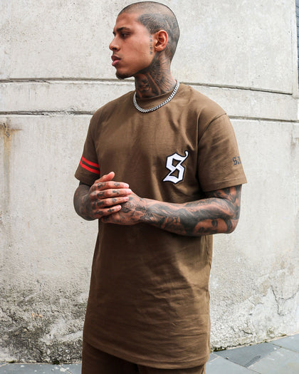 Saint Morta Envogue Allstar T-Shirt Khaki/Red