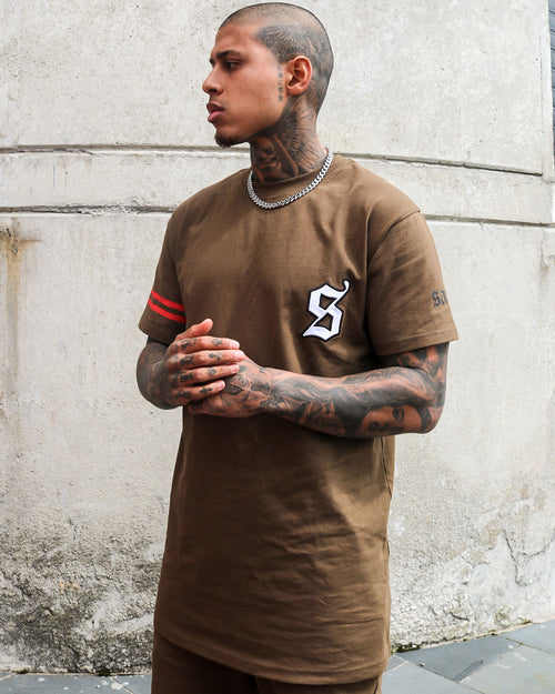 Saint Morta Envogue Allstar T-Shirt Khaki/Red