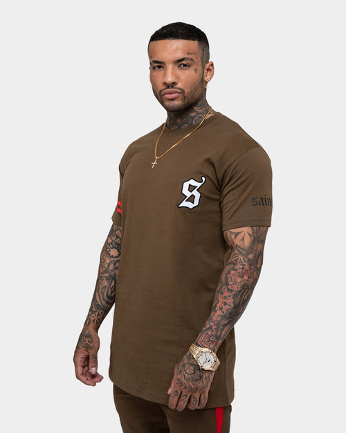 Saint Morta Envogue Allstar T-Shirt Khaki/Red