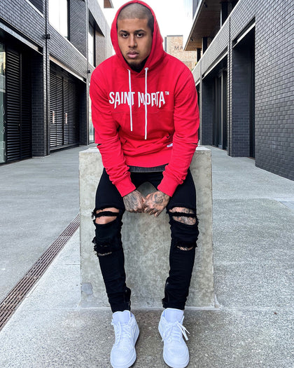 Saint Morta Canal Street Hoodie Red/White
