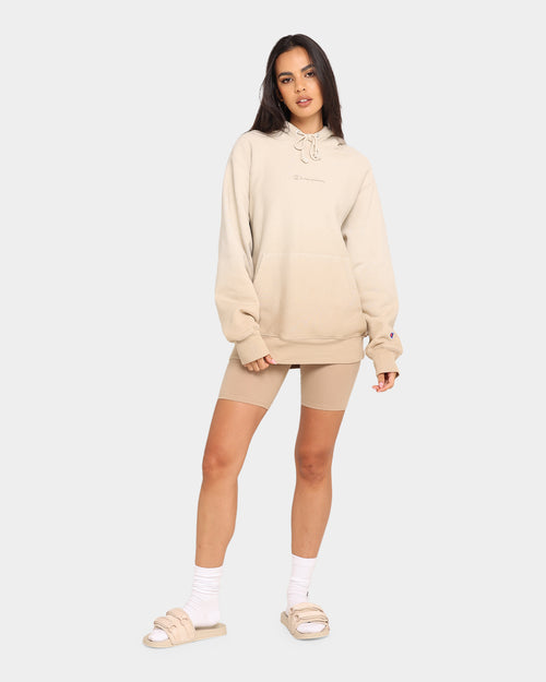 Champion Rev Weave Ombre Hoodie Nude