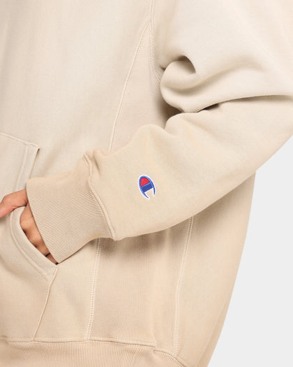 Champion Rev Weave Ombre Hoodie Nude