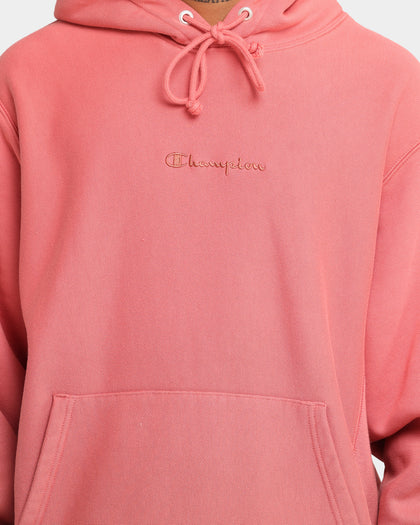 Champion Rev Weave Ombre Hoodie Salmon