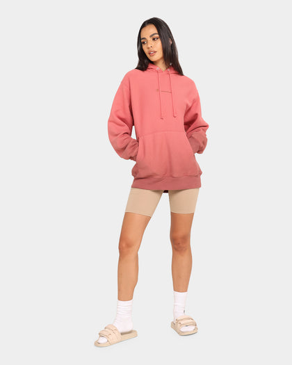 Champion Rev Weave Ombre Hoodie Salmon