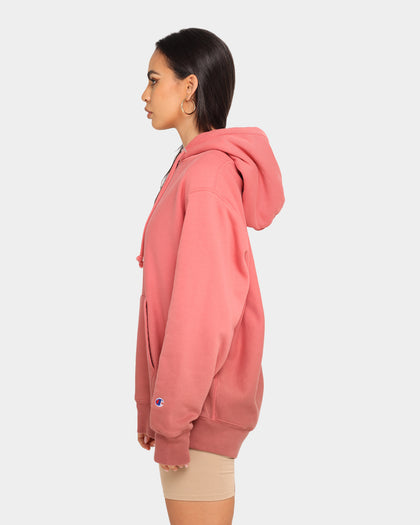 Champion Rev Weave Ombre Hoodie Salmon