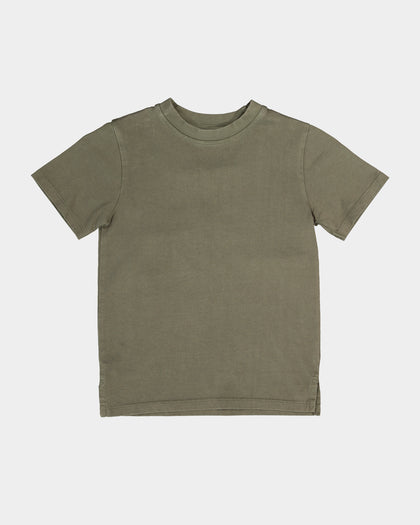 EN ES Kid's Survival T-Shirt Washed Khaki