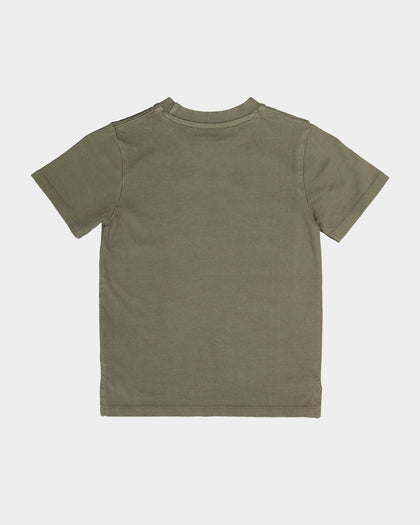 EN ES Kid's Survival T-Shirt Washed Khaki