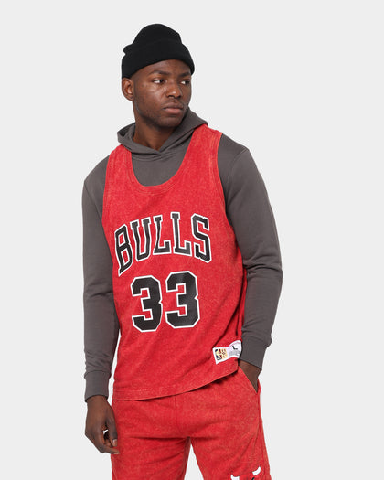 Mitchell & Ness Chicago Bulls Scottie Pippen #33 Quintessential Acid Tank Red