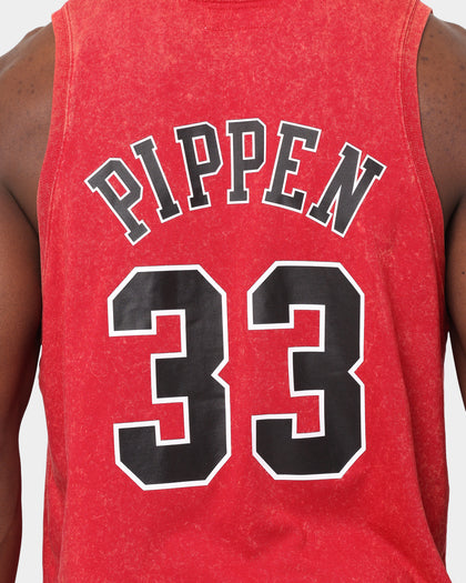 Mitchell & Ness Chicago Bulls Scottie Pippen #33 Quintessential Acid Tank Red