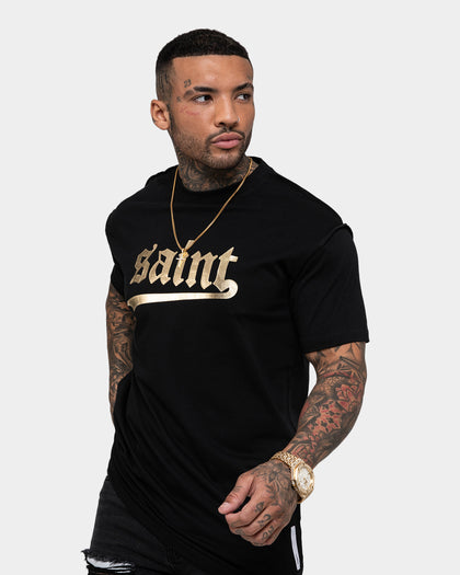 Saint Morta Westside Lafayette T-Shirt Black/Gold