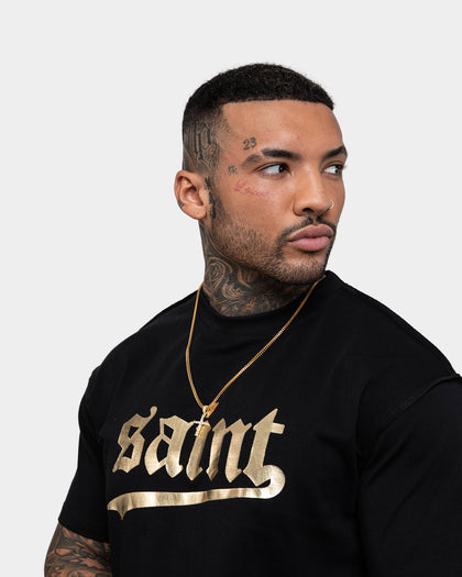 Saint Morta Westside Lafayette T-Shirt Black/Gold
