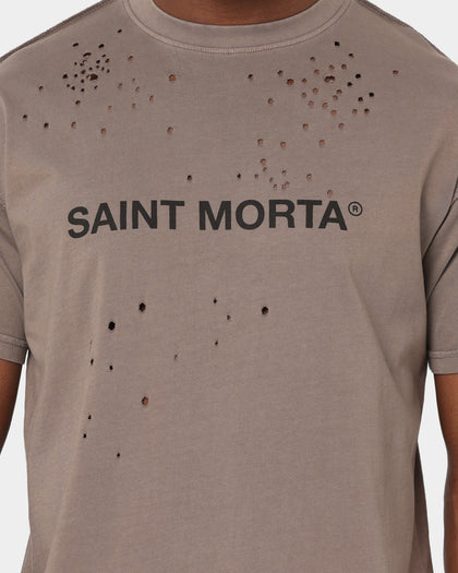 Saint Morta Destroyer Lafayette T-Shirt Dark Brown