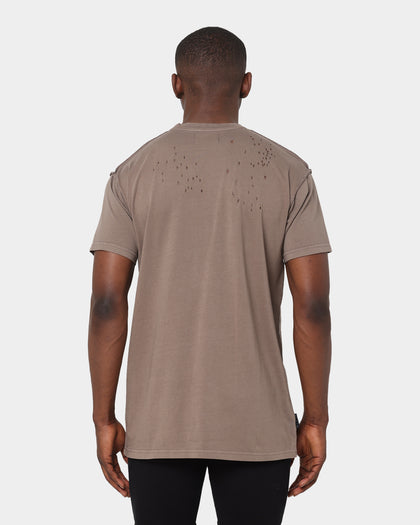 Saint Morta Destroyer Lafayette T-Shirt Dark Brown