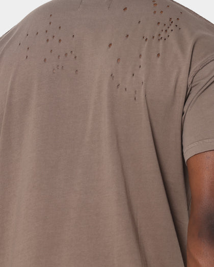 Saint Morta Destroyer Lafayette T-Shirt Dark Brown