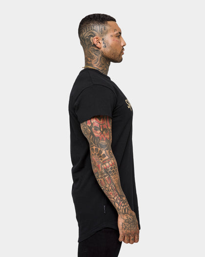 Saint Morta Canal Street Cutoff T-Shirt Black/Gold