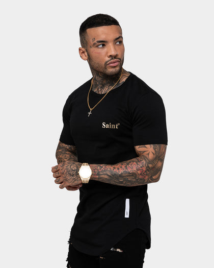 Saint Morta Alpha El Duplo Short Sleeve T-Shirt Black/Gold