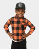 EN ES KIDS Kids' Mini Flannel Shirt Orange