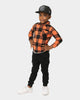 EN ES KIDS Kids' Mini Flannel Shirt Orange