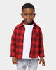 EN ES Kid's Mini Flannel Shirt Red Check