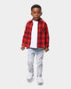 EN ES Kid's Mini Flannel Shirt Red Check