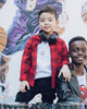 EN ES Kid's Mini Flannel Shirt Red Check