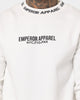 Emperor Apparel Faded Crewneck White