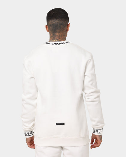 Emperor Apparel Faded Crewneck White
