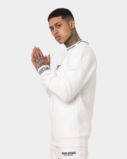 Emperor Apparel Faded Crewneck White