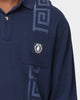 Last Kings Territorial Long Sleeve Polo Shirt Navy