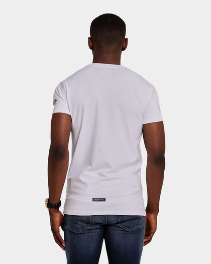 Emperor Apparel Half-Time Logo Hustle Short Sleeve T-Shirt White