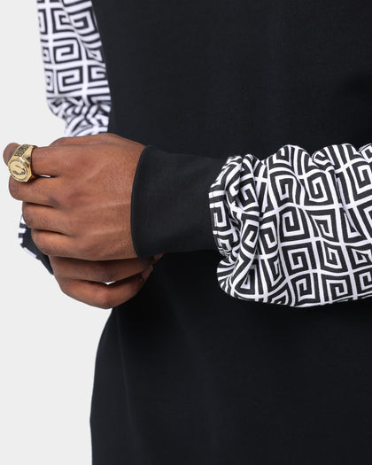 Last Kings Maze Crewneck Black