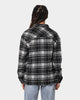 XXIII Vitus Zip Up Flannel Shacket Black/White