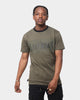 Last Kings Maze Panel Short Sleeve T-Shirt Army Green