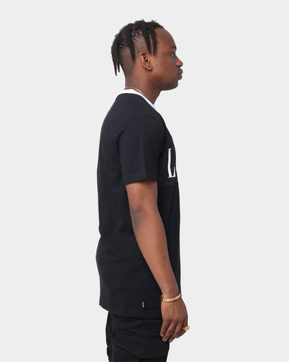 Last Kings Maze Panel Short Sleeve T-Shirt Black