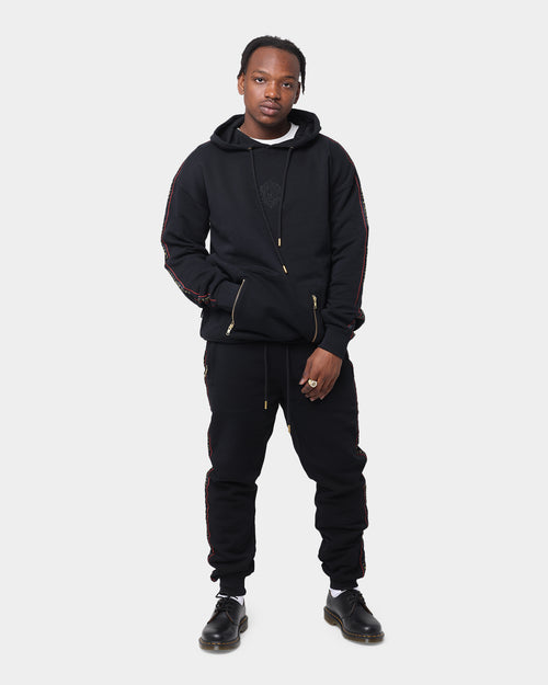 Last Kings Notoriety Tape Hoodie Black