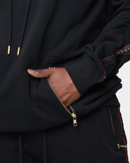 Last Kings Notoriety Tape Hoodie Black