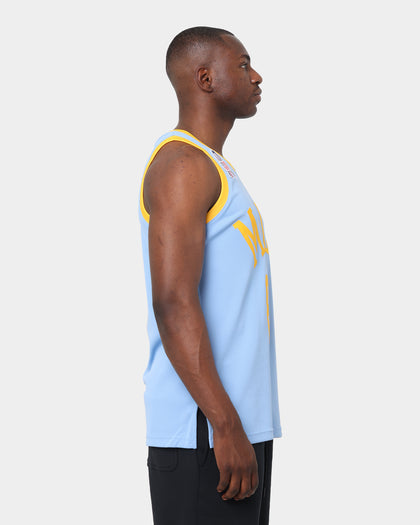 Mitchell & Ness Los Angeles Lakers Kobe Bryant '01-'02 #8 Hardwood Classics Throwback Authentic Jersey Blue