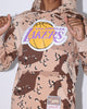 Mitchell & Ness Los Angeles Lakers Camo Reflective Hoodie Sand Camo