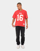 Mitchell San Francisco 49ers Off Field Helmet Vintage T-Shirt Faded Red