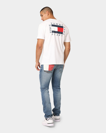 Tommy Jeans TJM Box Flag T-Shirt White