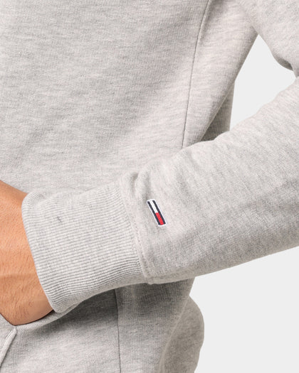 Tommy Jeans Linear Logo Hoodie Light Heather Grey