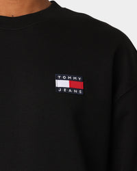 Tommy Jeans Tommy Badge Crewneck Black