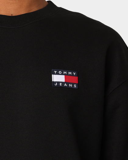 Tommy Jeans Tommy Badge Crewneck Black
