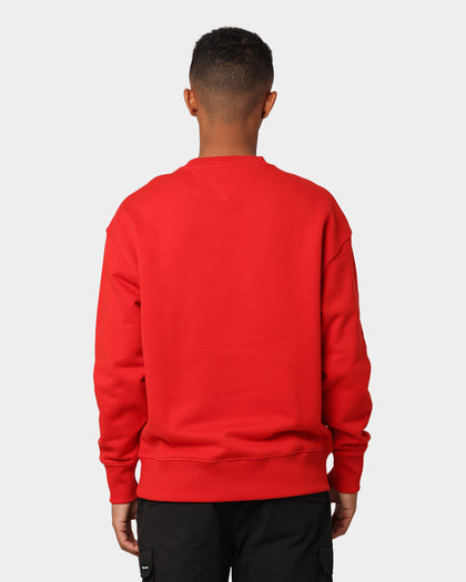 Tommy Jeans Tommy Badge Crewneck Deep Crimson