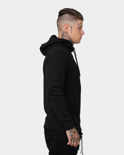 Calvin Klein Monogram Sleeve Badge Hoodie Black