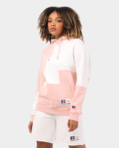 Russell Athletic Colour Blocked Hoodie Soy/Pink
