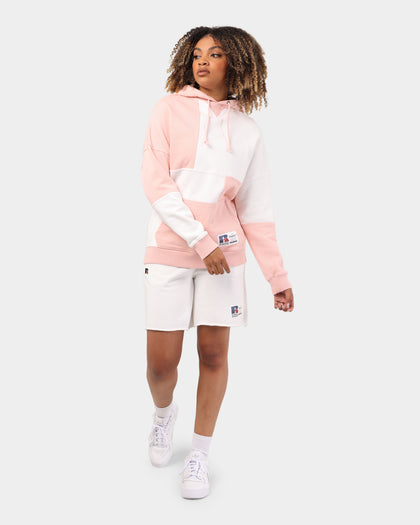 Russell Athletic Colour Blocked Hoodie Soy/Pink