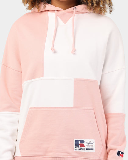 Russell Athletic Colour Blocked Hoodie Soy/Pink